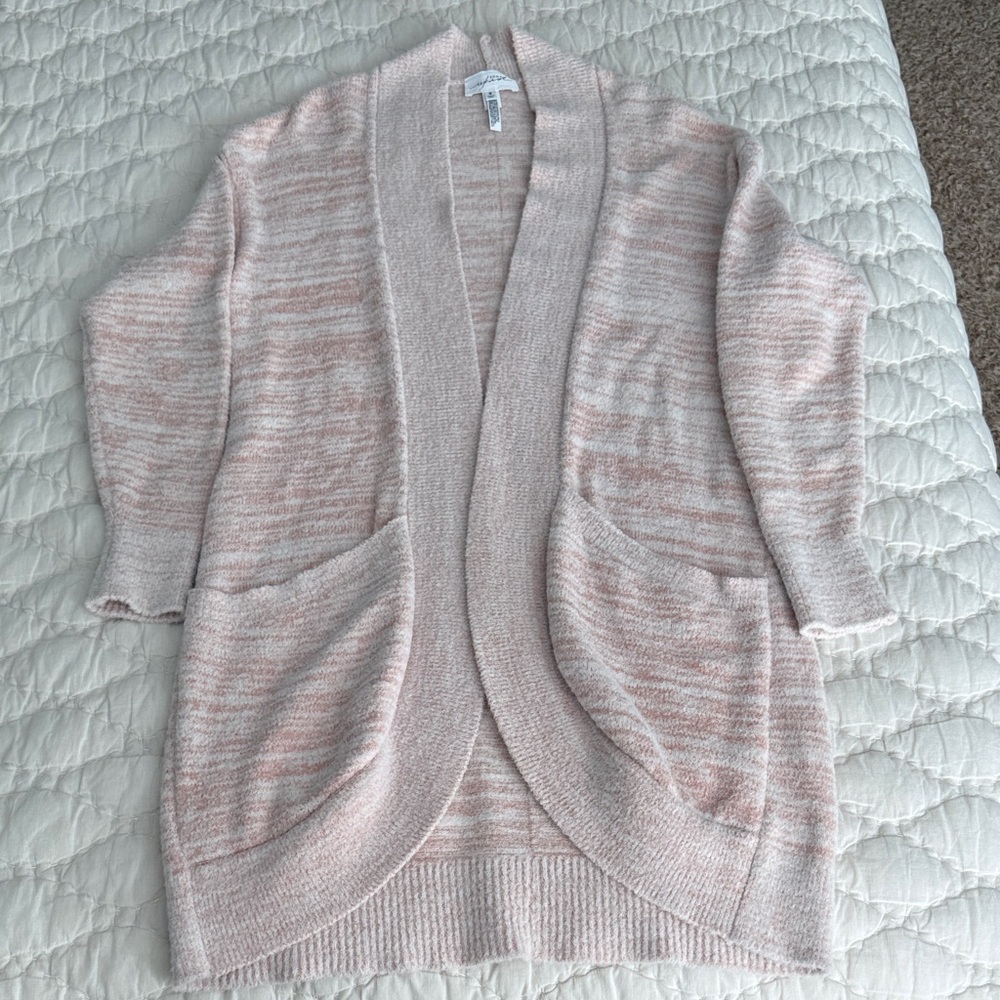 Soma Soft Pink Open Front Cardigan